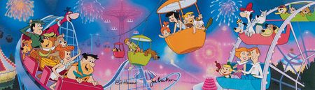 Lot #331 Hanna-Barbera pan production 'Theme Park' drawing by Bob Singer - Image 2