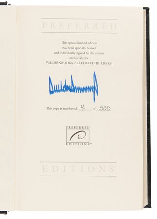 Lot #91 Donald Trump Signed Book - Trump: Surviving at the Top (Ltd. Ed. #4/500) - Image 4