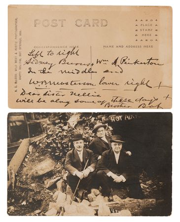 Lot #136 Bat Masterson Twice-Signed Photograph - 