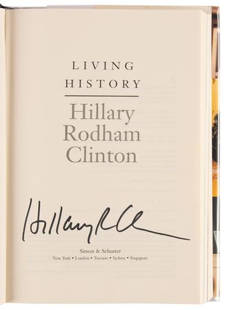 Lot #36 Bill and Hillary Clinton (2) Signed Books - Image 2