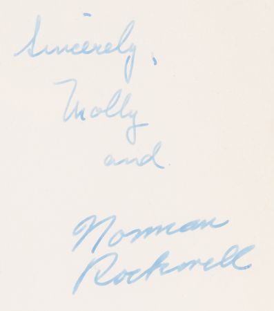Lot #311 Norman Rockwell Signed Book - Willie Was Different - Image 2