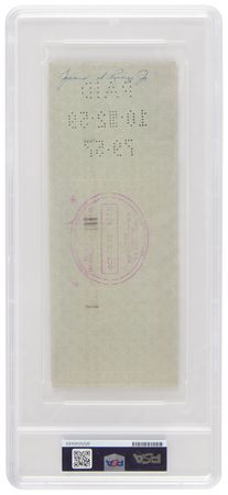 Lot #730 Vince Lombardi Signed Check to NFL Hall of Famer Jim Ringo - Image 2