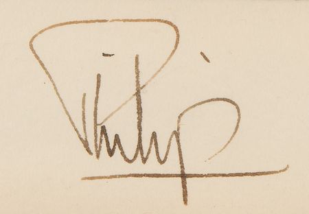 Lot #105 Queen Elizabeth II and Prince Philip Signed Photograph - Image 3