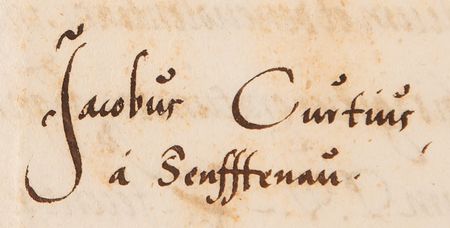 Lot #222 Rudolf II, Holy Roman Emperor Rare Letter Signed (September 15, 1592) - Cosigned by Johann Barwitz and Jacob von Kurz Senftenau, Noted Champions of Astronomers Tycho Brahe and Johannes Kepler - Image 4
