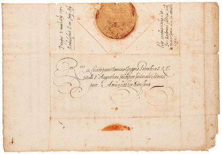 Lot #222 Rudolf II, Holy Roman Emperor Rare Letter Signed (September 15, 1592) - Cosigned by Johann Barwitz and Jacob von Kurz Senftenau, Noted Champions of Astronomers Tycho Brahe and Johannes Kepler - Image 6