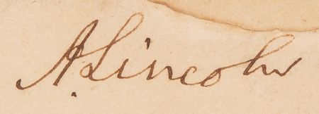 Lot #8 Abraham Lincoln Signed Free Frank to William Tod Otto - Friend, Indiana Lawyer, and Cabinet Member - Image 3