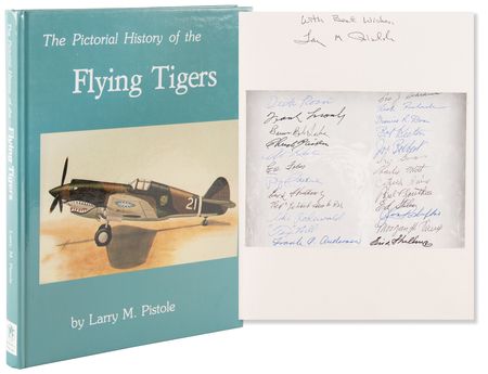 Lot #263 Flying Tigers Signed Book - The Pictorial History of the Flying Tigers - Image 1