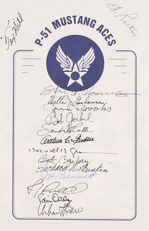 Lot #271 P-51 Mustang Aces Signed Book - P-51 Mustang - Image 2
