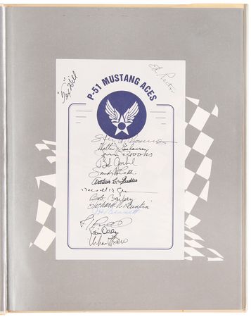 Lot #271 P-51 Mustang Aces Signed Book - P-51 Mustang - Image 4