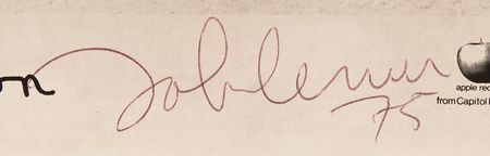 Lot #386 Beatles: John Lennon Signed Photograph - 'Listen To This Photo' - Image 2