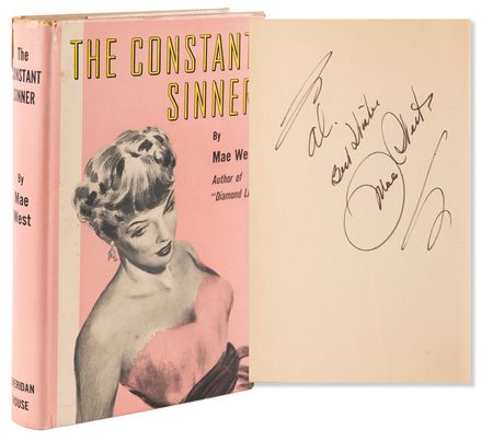 Lot #632 Mae West Signed Book - The Constant Sinner - Image 1