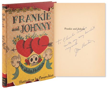 Lot #553 John Huston Signed Book - Frankie and Johnny - Image 1