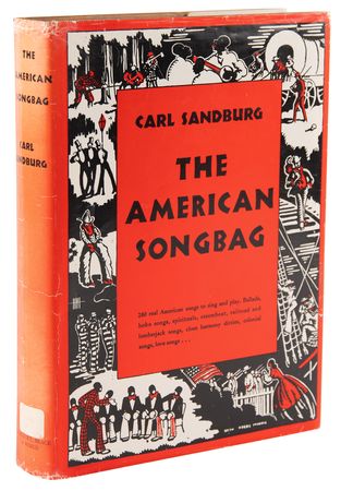 Lot #362 Carl Sandburg Signed Book - The American Songbag - Image 3