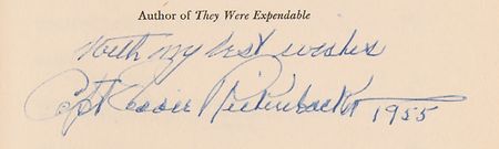 Lot #275 Eddie Rickenbacker Signed Book - Seven Came Through - Image 2