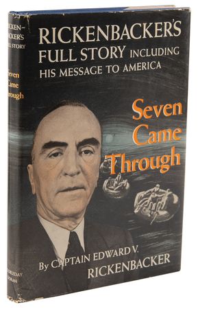 Lot #275 Eddie Rickenbacker Signed Book - Seven Came Through - Image 3