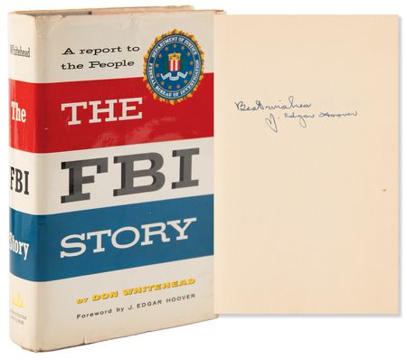 Lot #174 J. Edgar Hoover Signed Book - The FBI Story - Image 1
