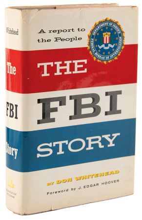Lot #174 J. Edgar Hoover Signed Book - The FBI Story - Image 3