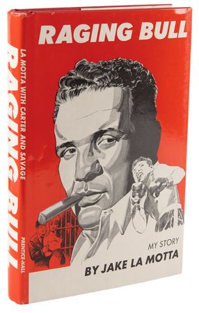 Lot #725 Jake LaMotta Signed Book - Raging Bull - Image 3