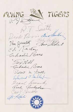 Lot #262 Flying Tigers Signed Book - Chennault's Flying Tigers - Image 2