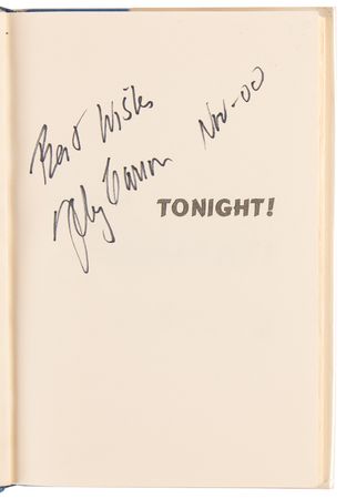 Lot #501 Johnny Carson (2) Signed Books - Tonight and Happiness Is a Dry Martini - Image 3