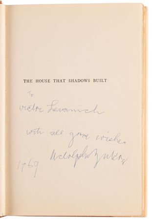 Lot #638 Adolph Zukor Signed Book - The House That Shadows Built - Image 4