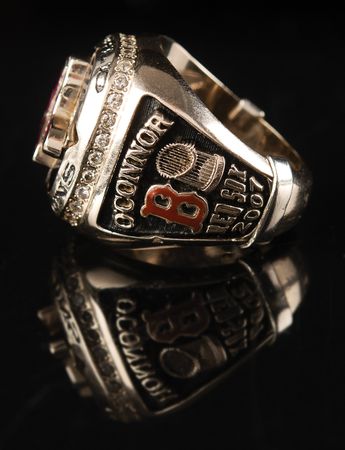 Lot #641 Boston Red Sox: 2007 World Series Championship Ring, Awarded to a Fenway Park Usher - Image 3