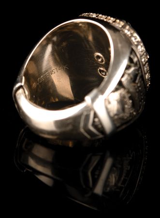 Lot #641 Boston Red Sox: 2007 World Series Championship Ring, Awarded to a Fenway Park Usher - Image 4