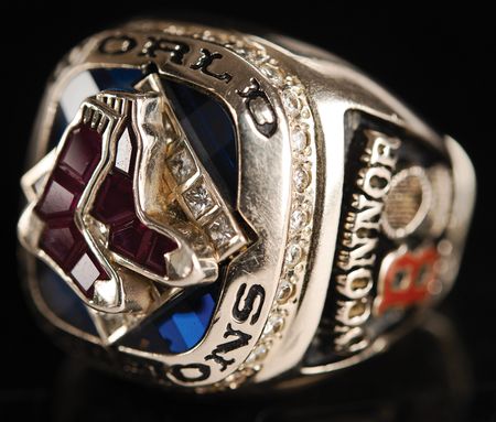 Lot #641 Boston Red Sox: 2007 World Series Championship Ring, Awarded to a Fenway Park Usher - Image 7