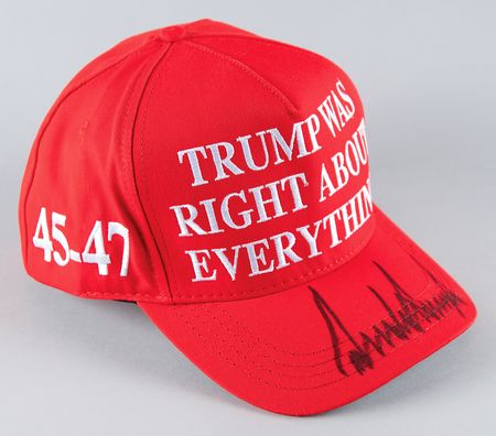 Lot #84 Donald Trump Signed Baseball Hat - Trump Was Right - Image 3