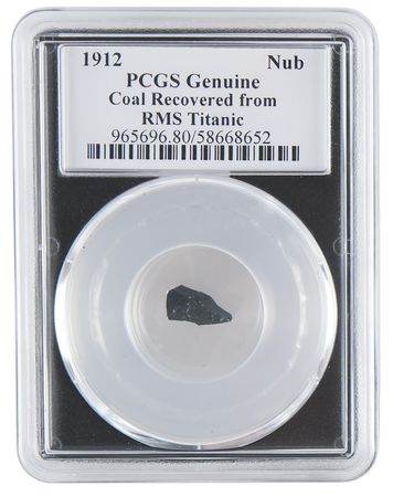 Lot #234 Titanic: Coal Piece Recovered from Wreck Site - Image 1