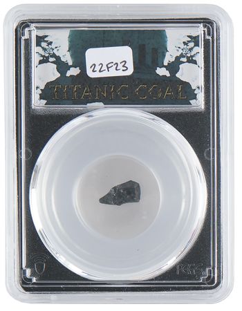 Lot #234 Titanic: Coal Piece Recovered from Wreck Site - Image 2