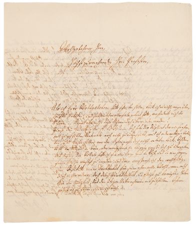 Lot #127 Johann Gottlieb Fichte Autograph Letter Signed on a Philosophical Mix-up: 