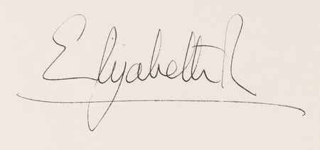 Lot #217 Queen Elizabeth II Document Signed - Image 2