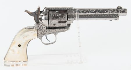 Lot #616 Bob Steele's 1880 Colt Frontier Six-Shooter Revolver - Presented by RKO Studios - Image 1