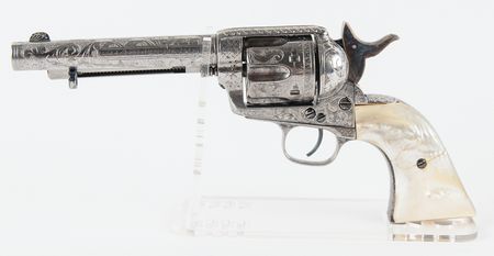 Lot #616 Bob Steele's 1880 Colt Frontier Six-Shooter Revolver - Presented by RKO Studios - Image 2