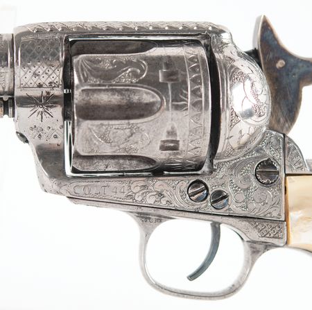 Lot #616 Bob Steele's 1880 Colt Frontier Six-Shooter Revolver - Presented by RKO Studios - Image 7