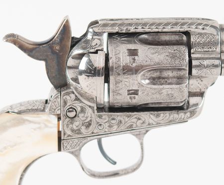 Lot #616 Bob Steele's 1880 Colt Frontier Six-Shooter Revolver - Presented by RKO Studios - Image 8