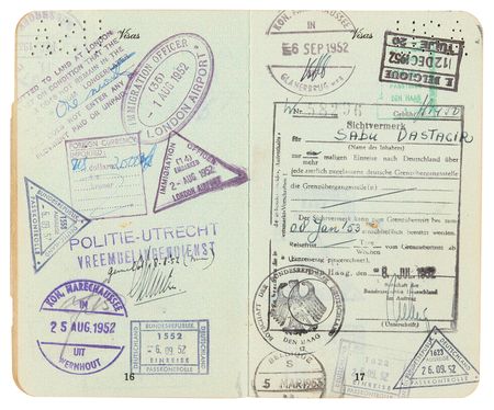 Lot #607 Sabu's Twice-Signed Personal Passport - Image 6