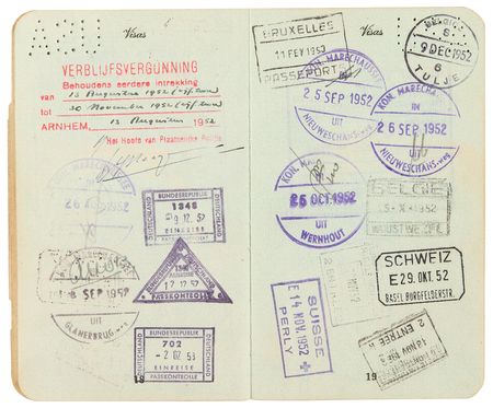 Lot #607 Sabu's Twice-Signed Personal Passport - Image 7