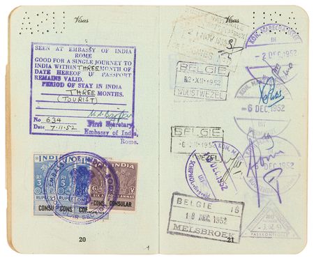 Lot #607 Sabu's Twice-Signed Personal Passport - Image 8