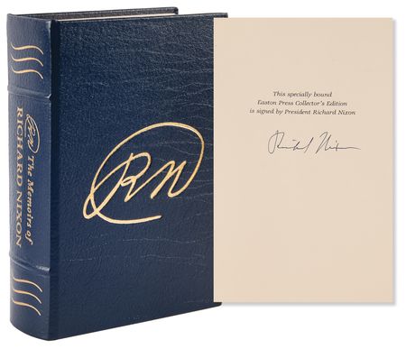 Lot #58 Richard Nixon Signed Book - The Memoirs of Richard Nixon - Image 1