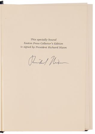 Lot #58 Richard Nixon Signed Book - The Memoirs of Richard Nixon - Image 4