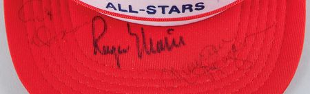 Lot #741 Roger Maris, Joe Frazier, and Floyd Patterson Signed Hat - Reagan-Bush '84 All-Stars - Image 2
