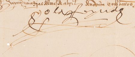 Lot #103 Ferdinand and Isabella Document Signed, Resolving a Convent's Property Dispute - Image 3