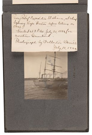 Lot #129 1899 Peary Relief Expedition Photograph Archive (175) with Incredible Arctic Imagery and Rare Photos of Robert E. Peary and Matthew Henson - Image 26