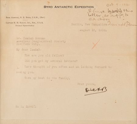 Lot #149 Richard E. Byrd Typed Letter Signed - Image 2
