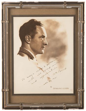 Lot #150 Richard E. Byrd Signed Photograph - Image 1