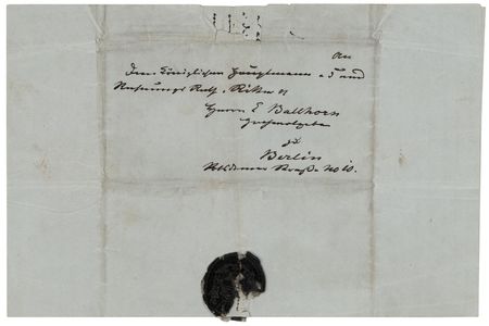 Lot #270 Helmuth von Moltke (3) Autograph Letters Signed: 
