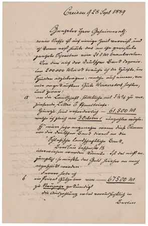 Lot #270 Helmuth von Moltke (3) Autograph Letters Signed: 
