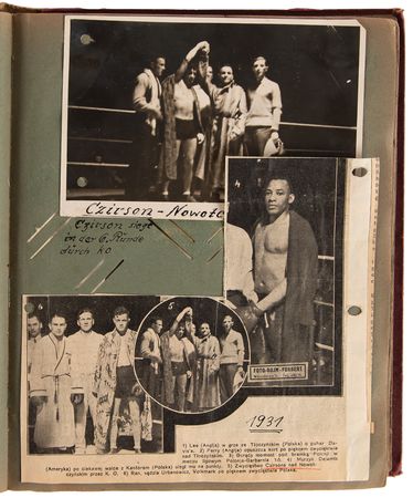 Lot #703 Paul Czirson Boxing Scrapbook - Image 6